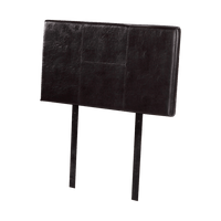 PU Leather Single Bed Headboard Bedhead - Brown Furniture Kings Warehouse 