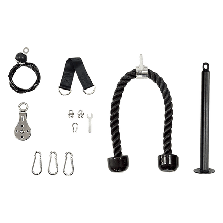 Pulley System Cable Attachment Pull Down Machine DIY Home Gym Workout Kit Sports & Fitness Kings Warehouse 