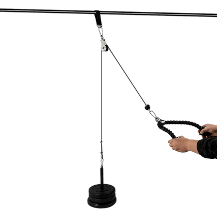 Pulley System Cable Attachment Pull Down Machine DIY Home Gym Workout Kit Sports & Fitness Kings Warehouse 