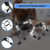 Push Up Bar Stand Handle Muscle Strength Exercise Gym Sports & Fitness Kings Warehouse 