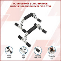 Push Up Bar Stand Handle Muscle Strength Exercise Gym Sports & Fitness Kings Warehouse 