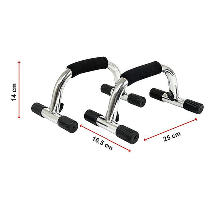 Push Up Bar Stand Handle Muscle Strength Exercise Gym Sports & Fitness Kings Warehouse 