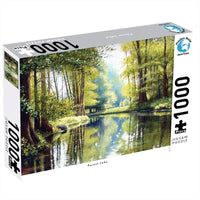 Puzzlers World - 1000 Piece Forest Lake Puzzle