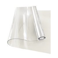 PVC Tablecloth Protector 107X213.4CM Clear Plastic Table Cloth Cover Transparent Home & Garden Kings Warehouse 