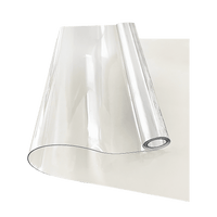 PVC Tablecloth Protector 107X213.4CM Clear Plastic Table Cloth Cover Transparent