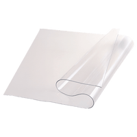 PVC Tablecloth Protector Table Cover Dining Table Cloth Plastic 2134x1070mm 1.5mm Home & Garden Kings Warehouse 