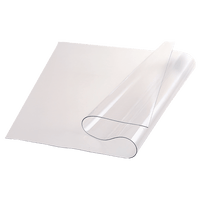 PVC Tablecloth Protector Table Cover Dining Table Cloth Plastic 2134x1070mm 1.5mm Home & Garden Kings Warehouse 