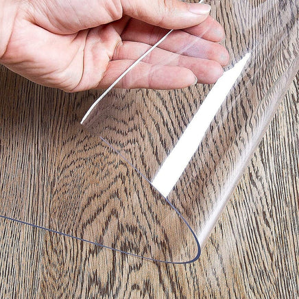 PVC Tablecloth Protector Table Cover Dining Table Cloth Plastic 2134x1070mm 1.5mm Home & Garden Kings Warehouse 