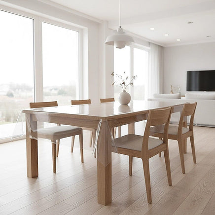 PVC Tablecloth Protector Table Cover Dining Table Cloth Plastic 2800x1170mm 2.0mm Home & Garden Kings Warehouse 