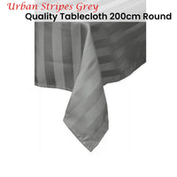 Quality Urban Grey Tablecloth 200 cm Round Home & Garden Kings Warehouse 
