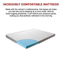 Queen Cooling Gel Memory Foam Mattress Topper – CertiPUR-US Certified Foam Furniture Kings Warehouse 