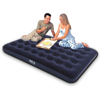 Queen Inflatable Air Bed Indoor/Outdoor Heavy Duty Durable Camping Kings Warehouse 