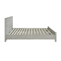 Queen Size Bed Frame Natural Wood like MDF in Oak Colour Furniture Kings Warehouse 