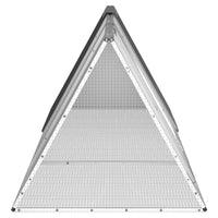 Rabbit Cage Anthracite 302.5x80.5x71 cm Galvanised Steel Kings Warehouse 