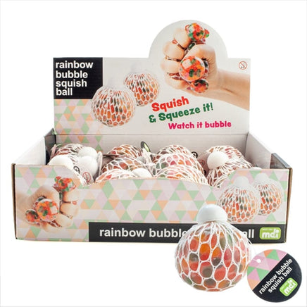 Rainbow Bubble Squish Ball Kings Warehouse 