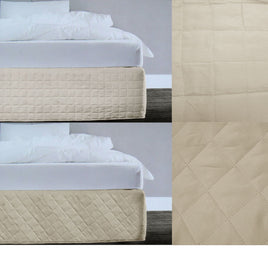 Random Pattern Quilted Valance Linen Queen Home & Garden Kings Warehouse 