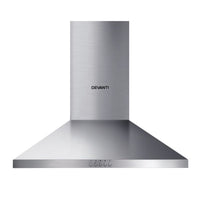 Range Hood 60cm 600mm Kitchen Canopy Stainless Steel Rangehood Wall Mount Appliances Stocktake Sale Kings Warehouse 