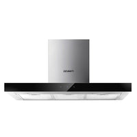 Range Hood 900mm Rangehood 90cm Stainless Steel Glass Kitchen Canopy Black Early Christmas Sale Kings Warehouse 