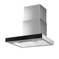 Rangehood 600mm Range Hood 60cm Stainless Steel Glass Kitchen Canopy