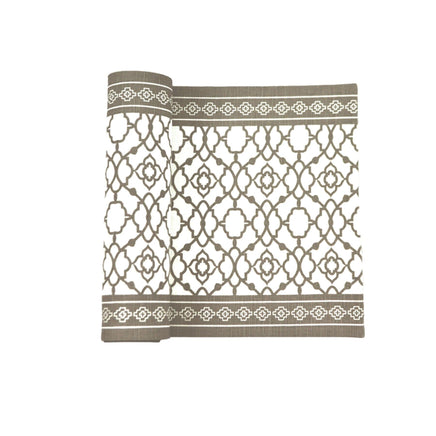 Rans Cotton Vintage Table Runner - Grey Home & Garden Kings Warehouse 