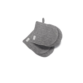 Rans Herringbone Black Cotton Set of 2 Oven Mini Gloves Home & Garden Kings Warehouse