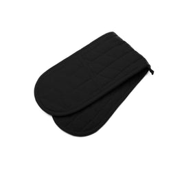 Rans Manhattan Black Cotton Double Oven Mitt Home & Garden Kings Warehouse 