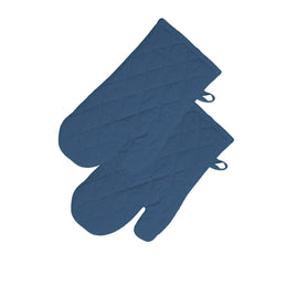 Rans Manhattan Blue Cotton Set of 2 Oven Gloves Home & Garden Kings Warehouse 