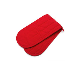 Rans Manhattan Red Cotton Double Oven Mitt Home & Garden Kings Warehouse