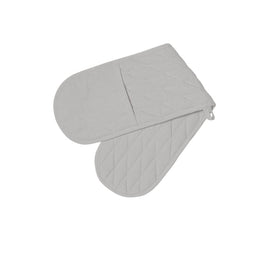 Rans Manhattan Silver Cotton Double Oven Mitt Home & Garden Kings Warehouse