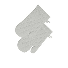 Rans Manhattan Silver Cotton Set of 2 Oven Gloves Home & Garden Kings Warehouse 