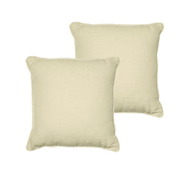 Rans Set of 2 London Cotton Cushion Cover - Natural Home & Garden Kings Warehouse