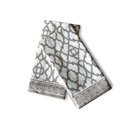 Rans Set of 2 Pure Cotton Vintage Napkins 45 x 45 cm - Grey Home & Garden Kings Warehouse 