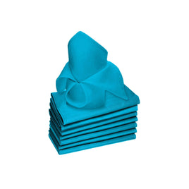 Rans Set of 8 Lollipop Cotton Napkins - Aqua Home & Garden Kings Warehouse 