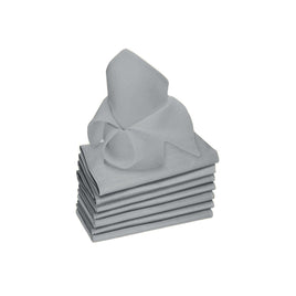 Rans Set of 8 Lollipop Cotton Napkins - Grey Home & Garden Kings Warehouse 
