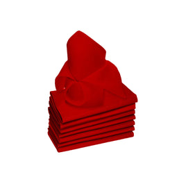 Rans Set of 8 Lollipop Cotton Napkins - Red Home & Garden Kings Warehouse