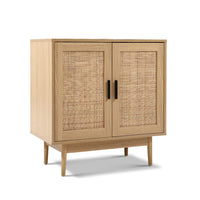 Rattan Buffet Sideboard 2 Doors - BRIONY Oak Furniture Kings Warehouse 