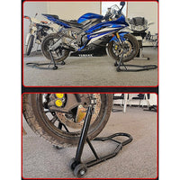 Rear Motorcycle Stand Heavy-Duty Motorbike Lift Paddock Carrier Bike Fork Kings Warehouse 