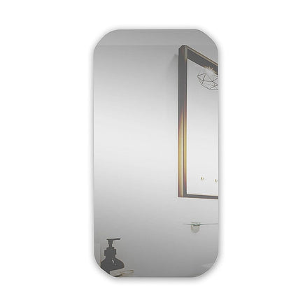 Rectangle Wall Hung Bathroom Mirror Shaving Cabinet Vanity Matte White Health & Beauty Kings Warehouse 