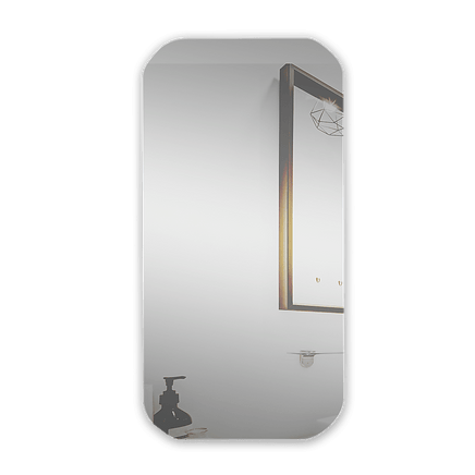 Rectangle Wall Hung Bathroom Mirror Shaving Cabinet Vanity Matte White Health & Beauty Kings Warehouse 