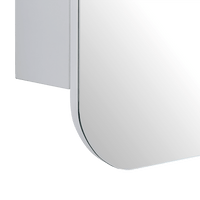 Rectangle Wall Hung Bathroom Mirror Shaving Cabinet Vanity Matte White Health & Beauty Kings Warehouse 