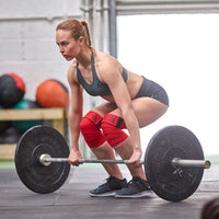 Reebok Knee Wraps in Red Sports & Fitness Kings Warehouse 