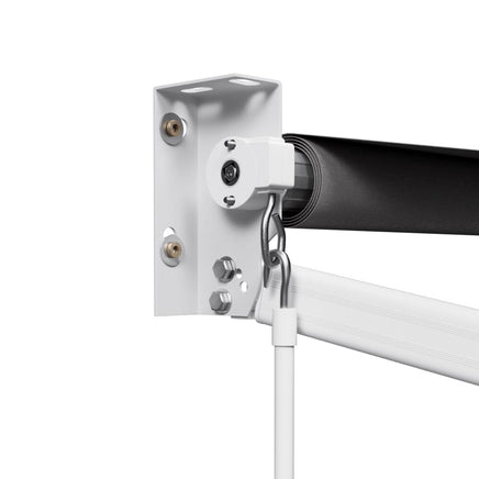 Retractable Folding Arm Awning Manual Sunshade 4.5Mx2.5M Grey Home & Garden Kings Warehouse 