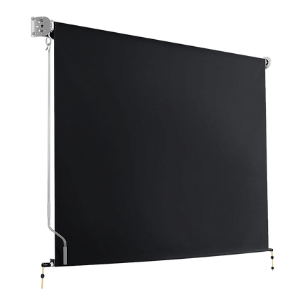 Retractable Straight Drop Roll Down Awning Garden Patio Screen 2.1X2.5M Home & Garden Kings Warehouse 