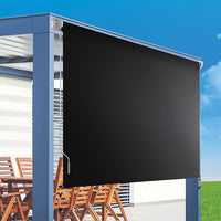 Retractable Straight Drop Roll Down Awning Garden Patio Screen 3.0X2.5M Home & Garden Kings Warehouse 