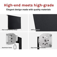 Retractable Straight Drop Roll Down Awning Garden Patio Screen 3.0X2.5M Home & Garden Kings Warehouse 