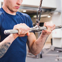 Revolving Straight Bar – Gym Cable Attachment for Tricep, Bicep & Pulley Workouts Sports & Fitness Kings Warehouse 