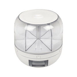 Rice Storage Cereal Dispenser Grain Container Rotating Dry Food Box Home & Garden Kings Warehouse 