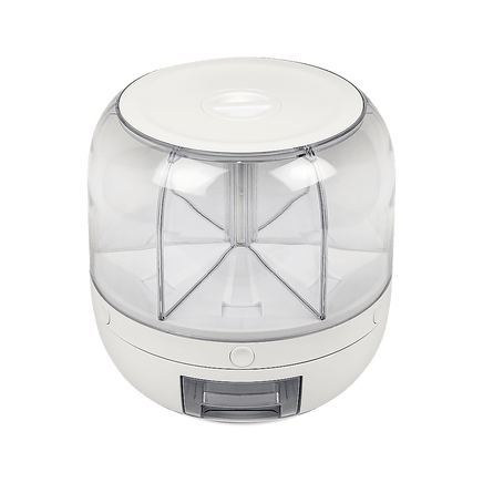 Rice Storage Cereal Dispenser Grain Container Rotating Dry Food Box Home & Garden Kings Warehouse 
