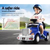 Ride On Cars Kids Electric Toys Car Battery Truck Childrens Motorbike Toy Rigo Blue Big Baby Bazaar Kings Warehouse 