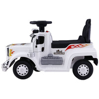 Ride On Cars Kids Electric Toys Car Battery Truck Childrens Motorbike Toy Rigo White Big Baby Bazaar Kings Warehouse 